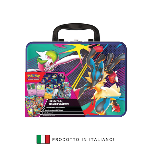 BAULETTO DA COLLEZIONE MEGA LUCARIO E MEGA GARDEVOIR (IT)