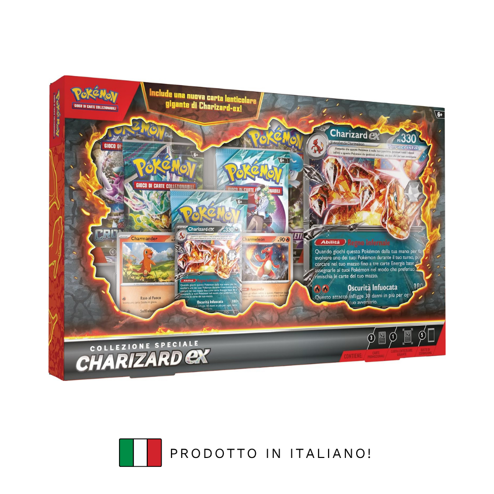 CHARIZARD EX SPECIAL COLLECTION WITH LENTICULAR CARD (IT)