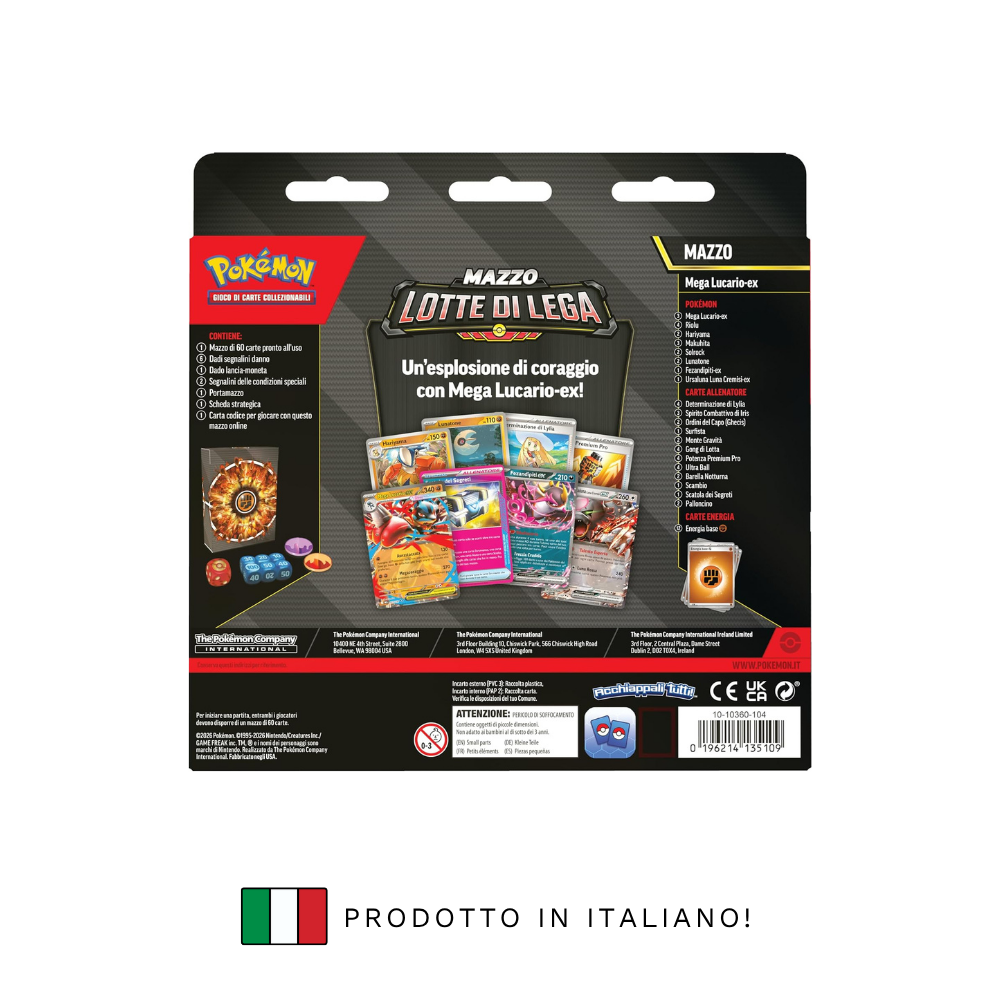 MAZZO LOTTE DI LEGA - MEGA LUCARIO EX (IT)