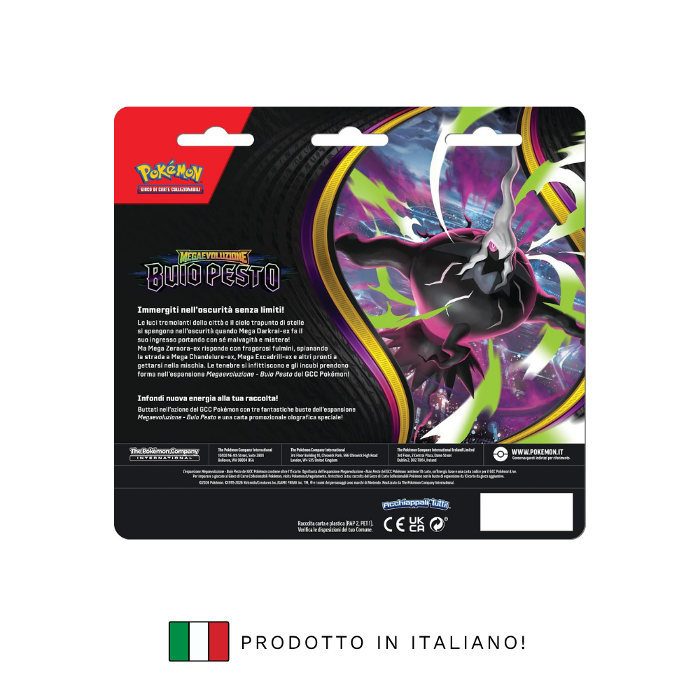 BLISTER 3 BUSTE - BUIO PESTO (IT)