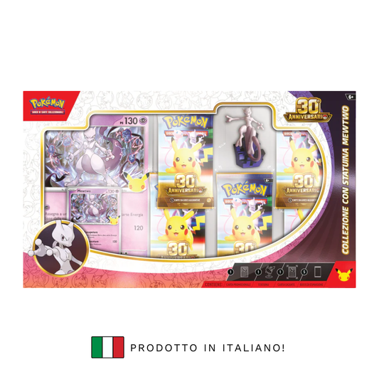 30° ANNIVERSARIO - COLLEZIONE CON STATUINA MEWTWO (IT)