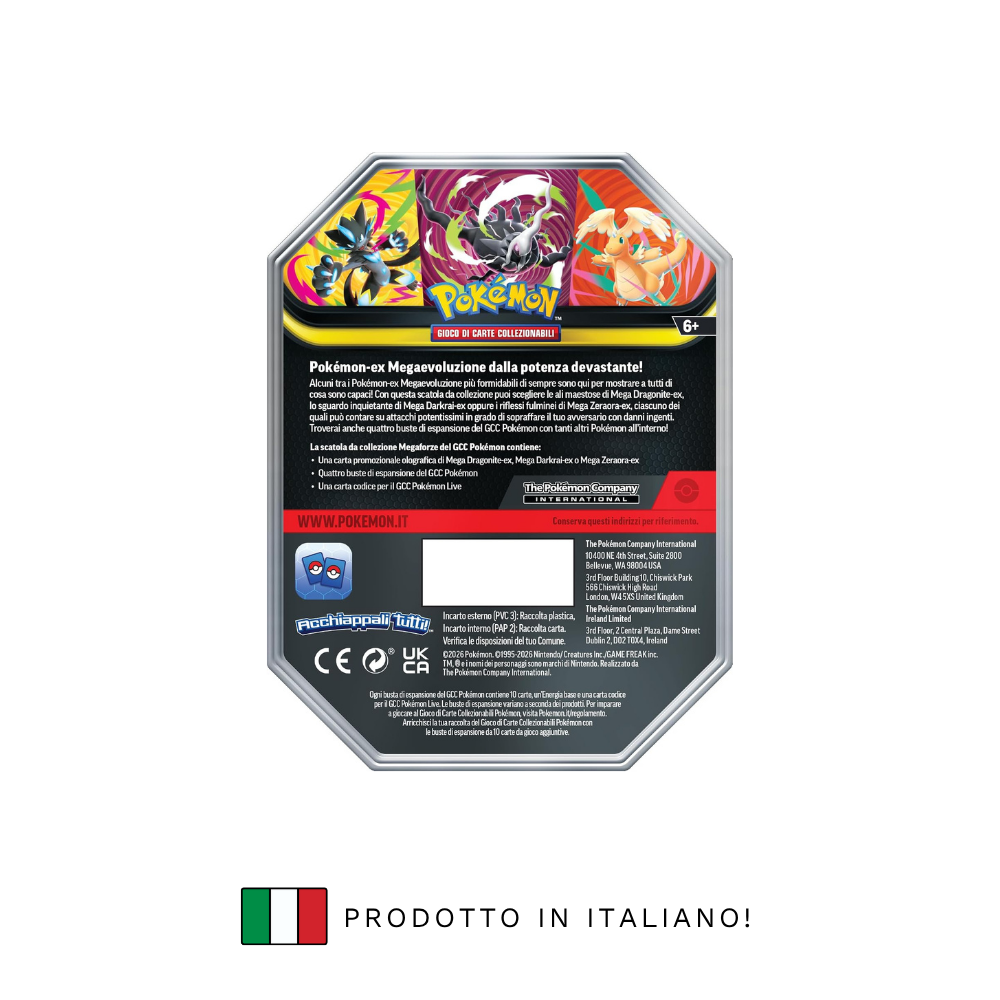 MEGA CHARIZARD Y COLLECTIBLE TIN (EN)