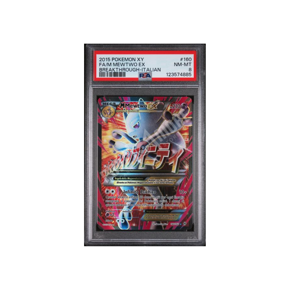 MEWTWO EX BKT 160 PSA8 (IT)