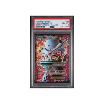 MEWTWO EX BKT 160 PSA8 (IT)