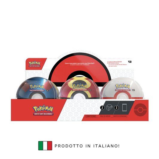 TIN POKÉBALL 3 BUSTE (IT)