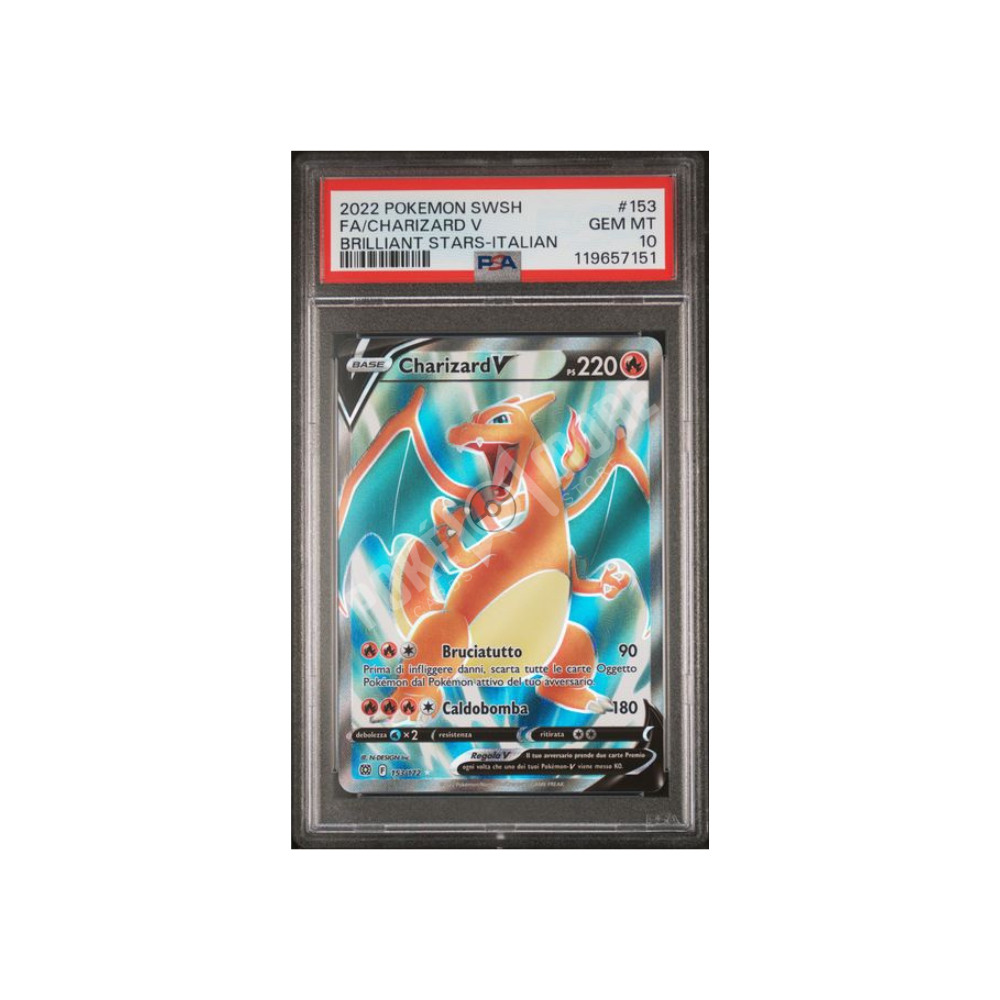 CHARIZARD V BRS 153 PSA10 (IT)