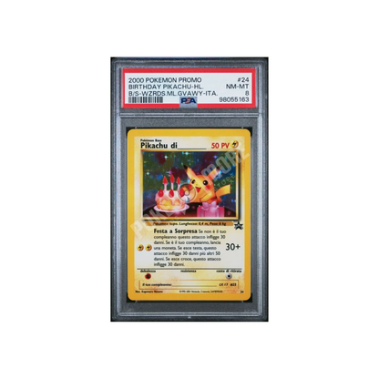 PIKACHU DI COMPLEANNO WP 24 PSA8 (IT)
