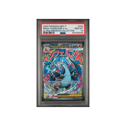 MEGA CHARIZARD X EX PROMO MEP 023 PSA10 (IT)
