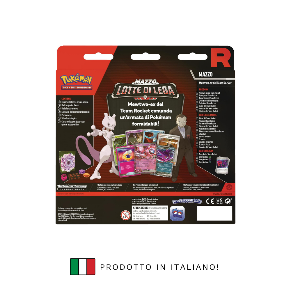MEWTWO EX LEAGUE BATTLE DECK (IT)