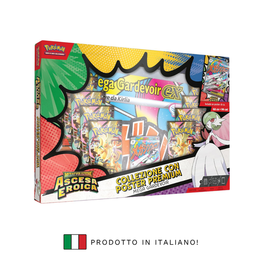 COLLEZIONE CON POSTER PREMIUM MEGA GARDEVOIR - Ascesa Eroica (IT)