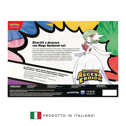 COLLEZIONE CON POSTER PREMIUM MEGA GARDEVOIR - Ascesa Eroica (IT)