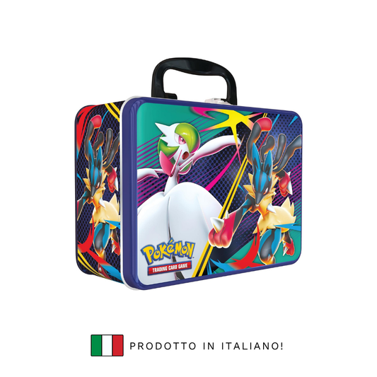 BAULETTO DA COLLEZIONE MEGA LUCARIO E MEGA GARDEVOIR (IT)