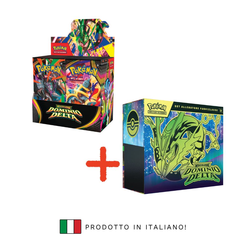 PREORDER BUNDLE DOMINIO DELTA - Set Allenatore Fuoriclasse + Display 36 buste (IT)